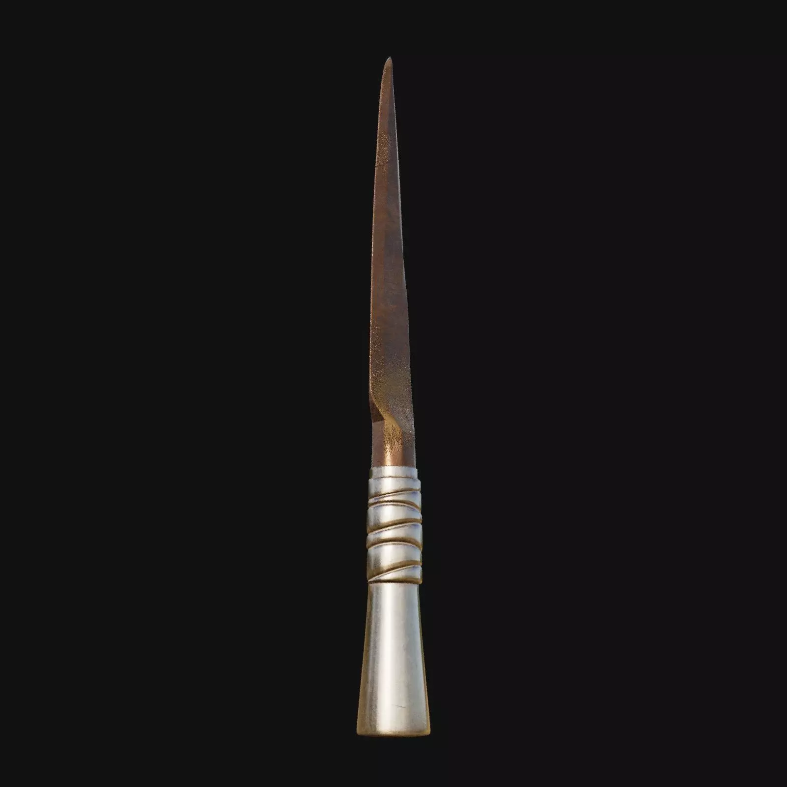 Shadowblade of Stealth Stealthy 3D Model Dagger for Digital Ninj 3D model_0