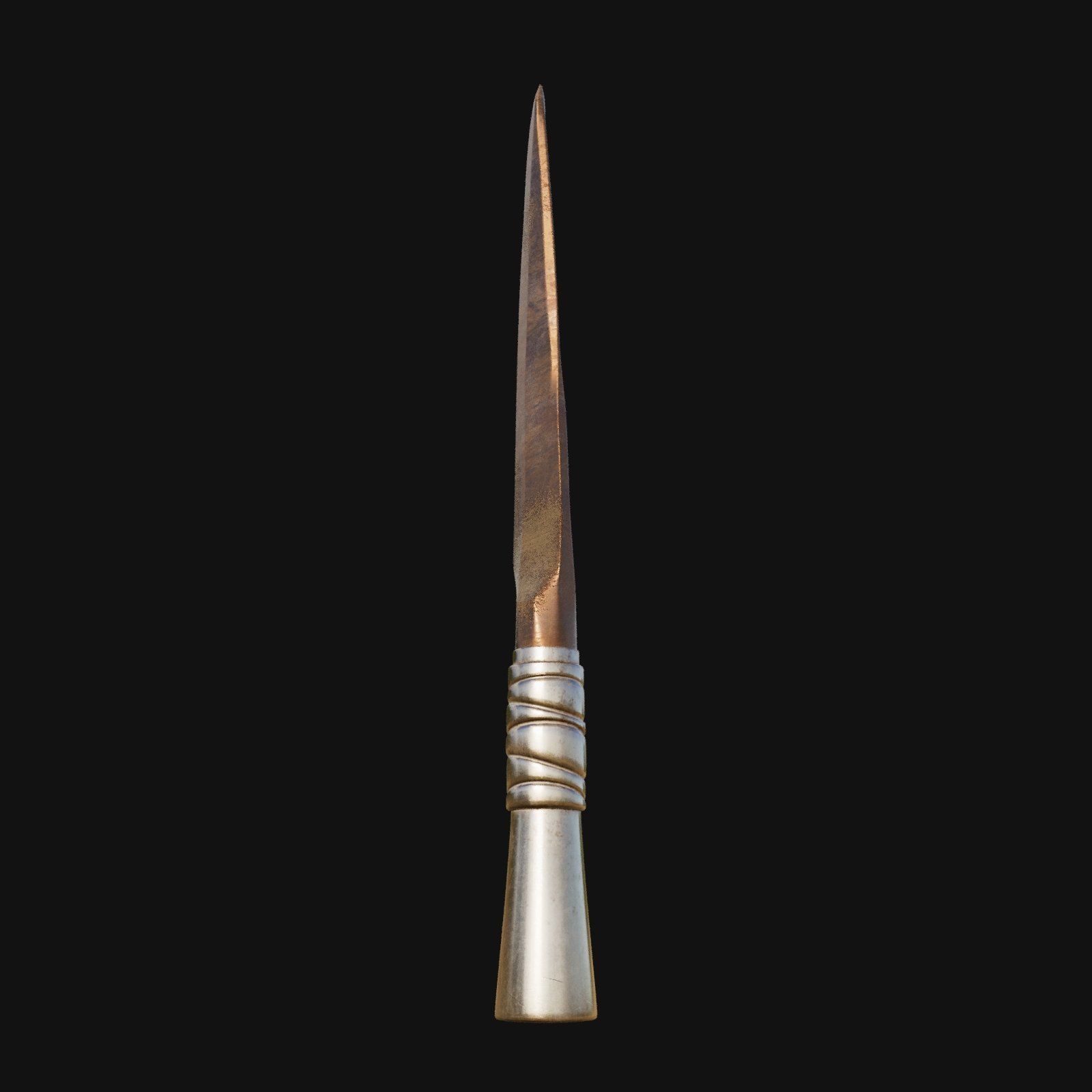 Shadowblade of Stealth Stealthy 3D Model Dagger for Digital Ninj 3D model_7