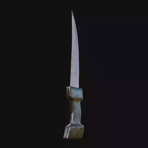 Frostfire Fury Frigid 3D Model Dagger for Digital Rogues