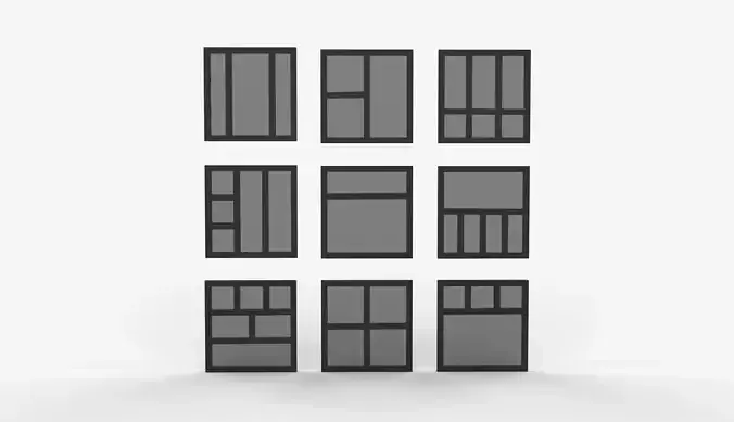 windows 3D model