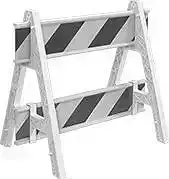 Rail Barricades Free low-poly 3D model