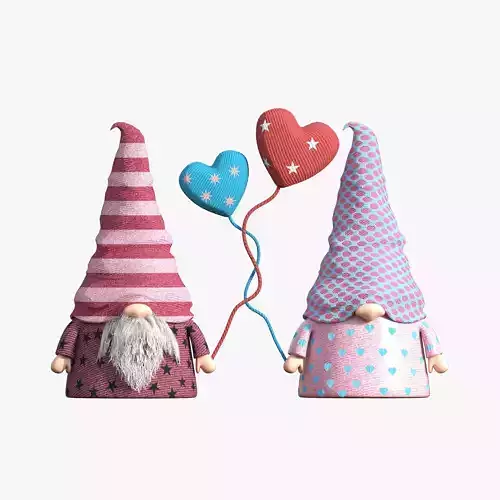 valentine christmas gnomes