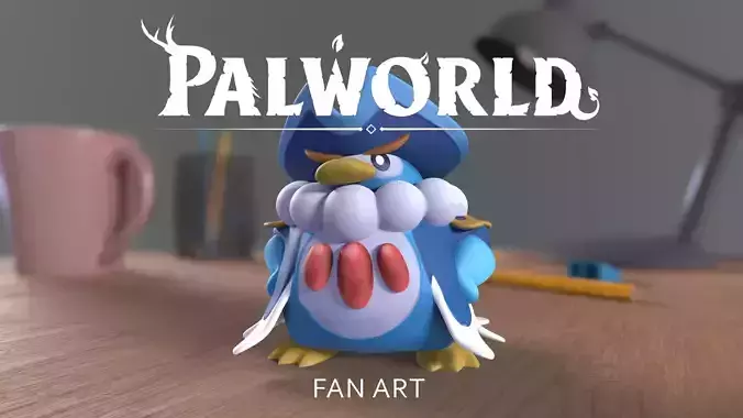 PALWORLD 11 - PENKING FANART 3D print model
