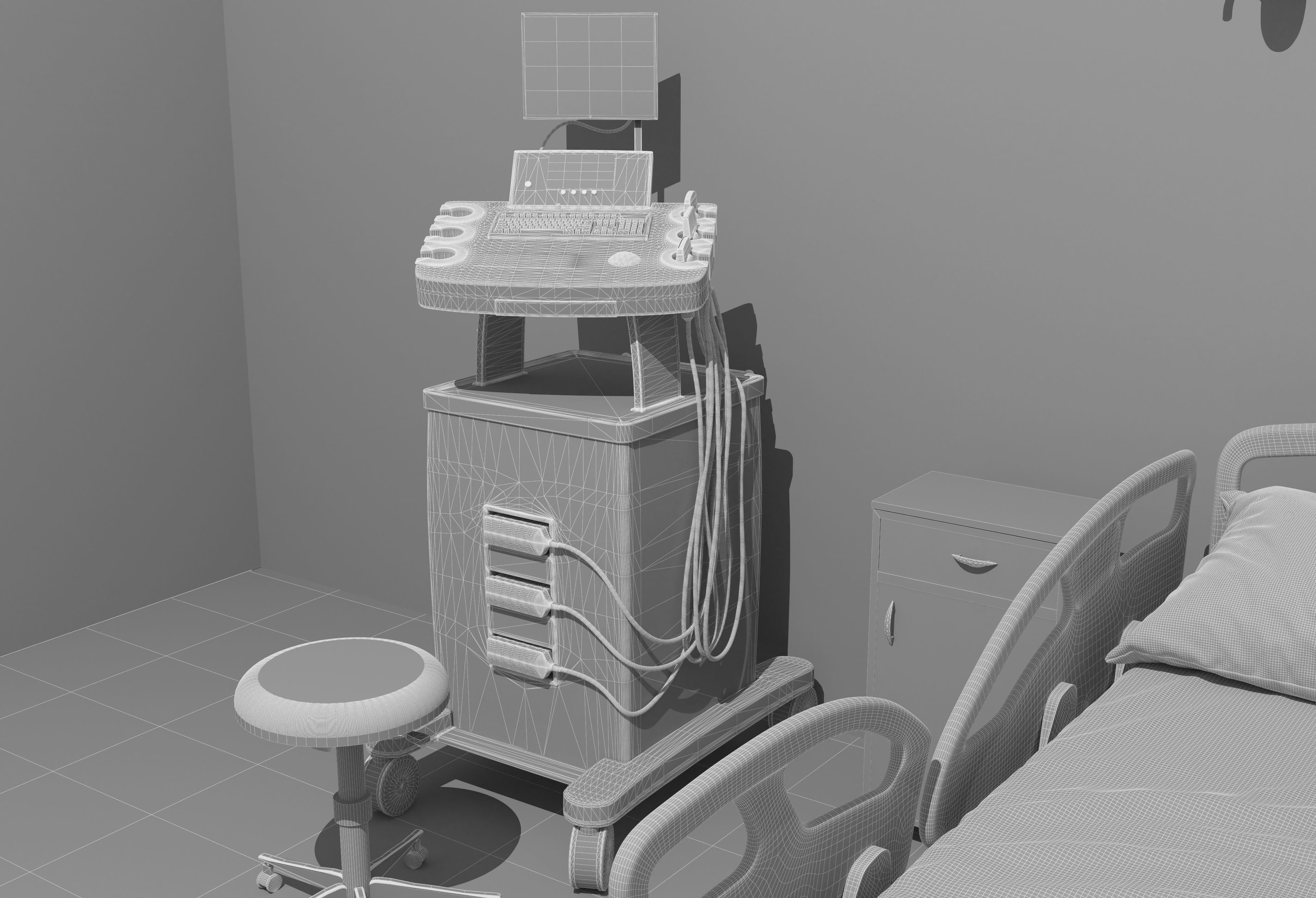 Intensive Care Unit 4 - 4K 3D model_22