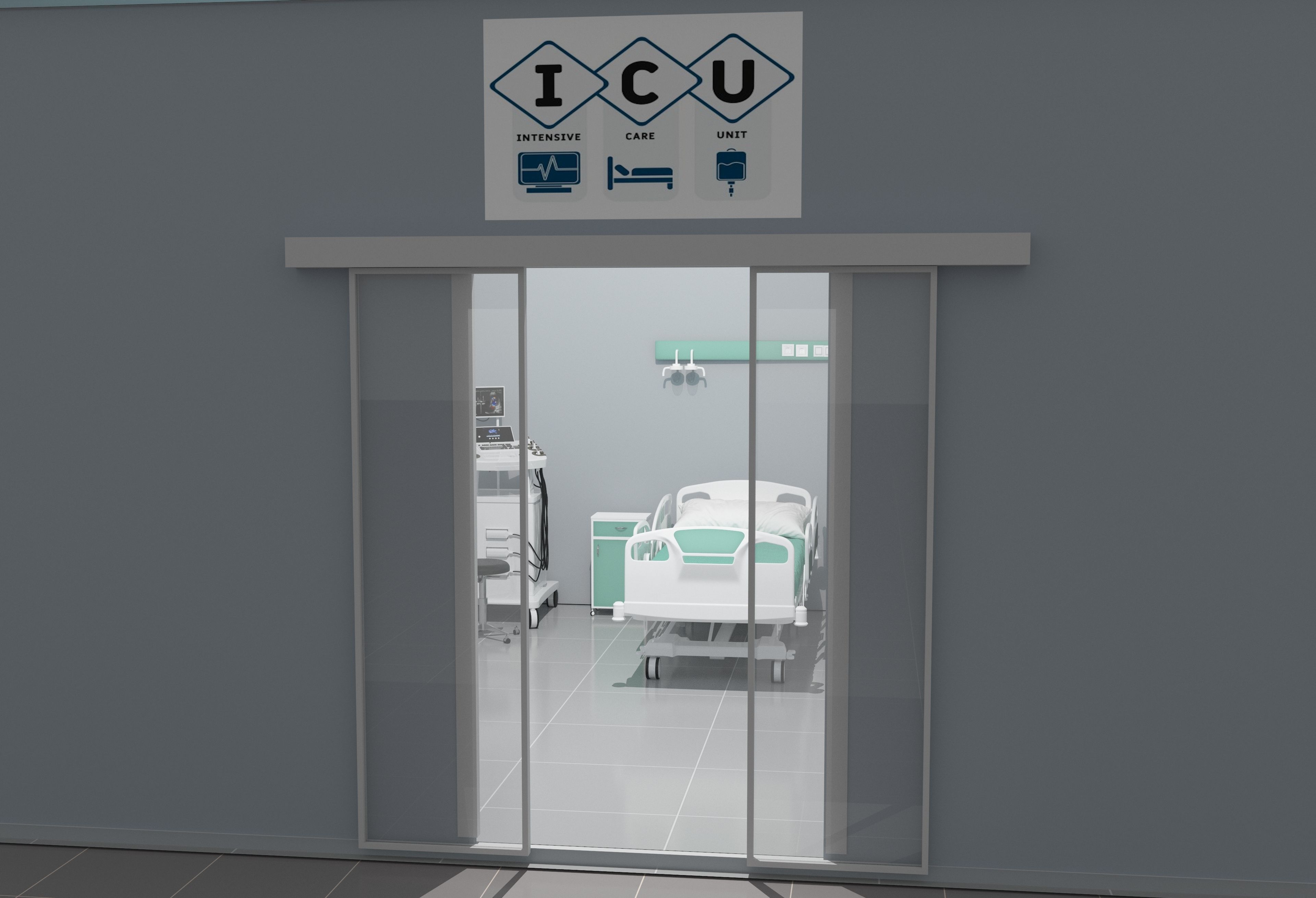 Intensive Care Unit 4 - 4K 3D model_16