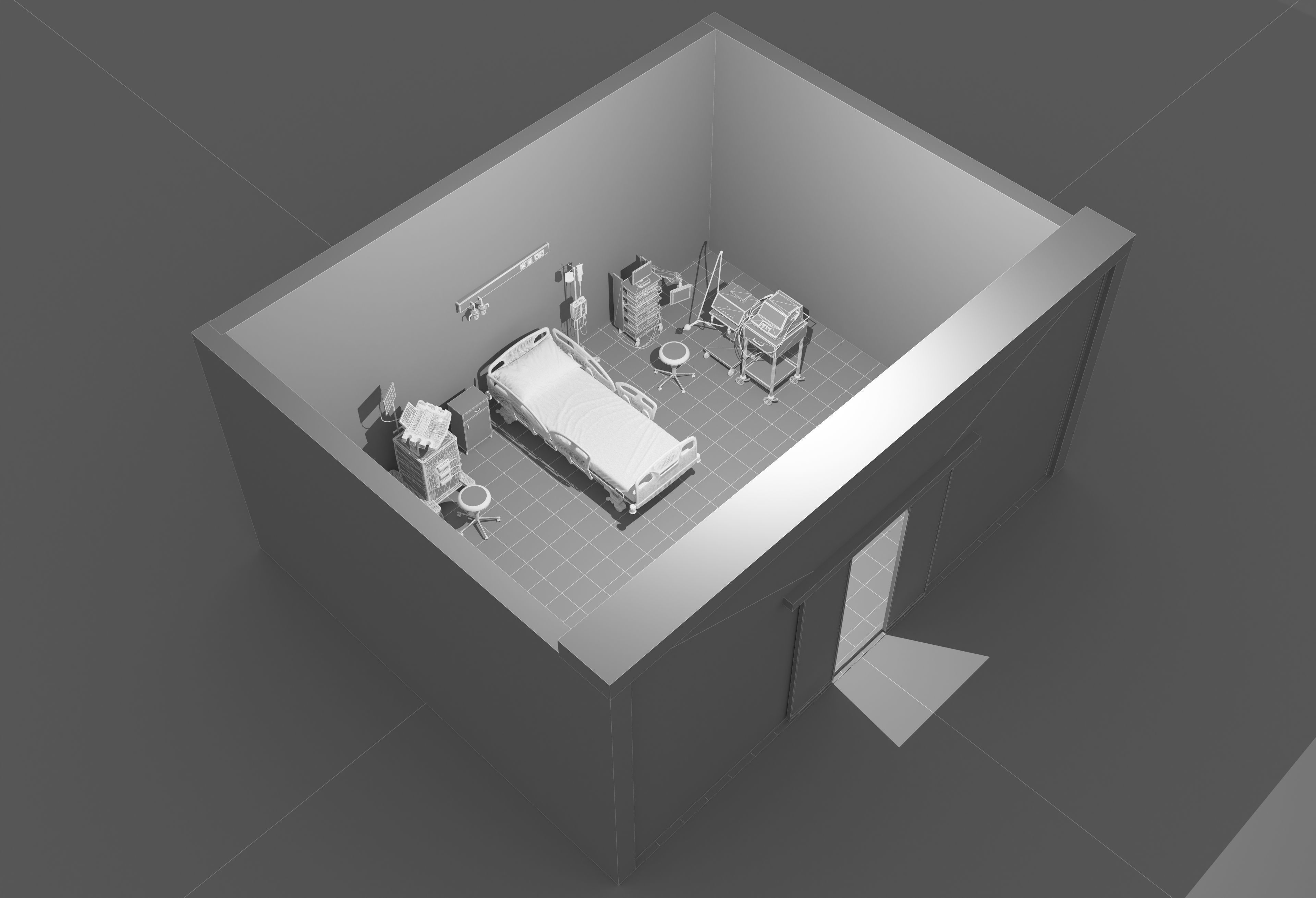 Intensive Care Unit 4 - 4K 3D model_31