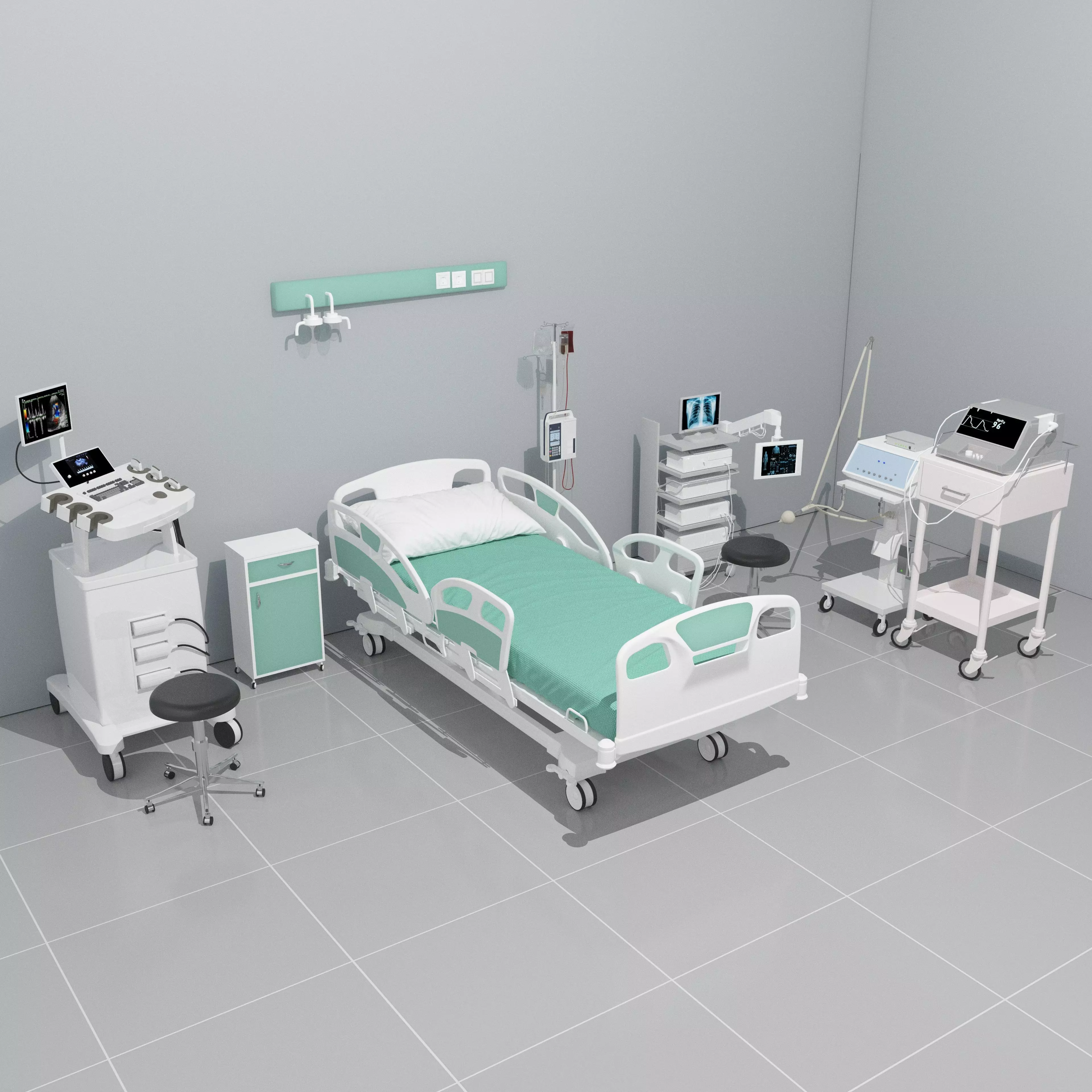 Intensive Care Unit 4 - 4K 3D model_0