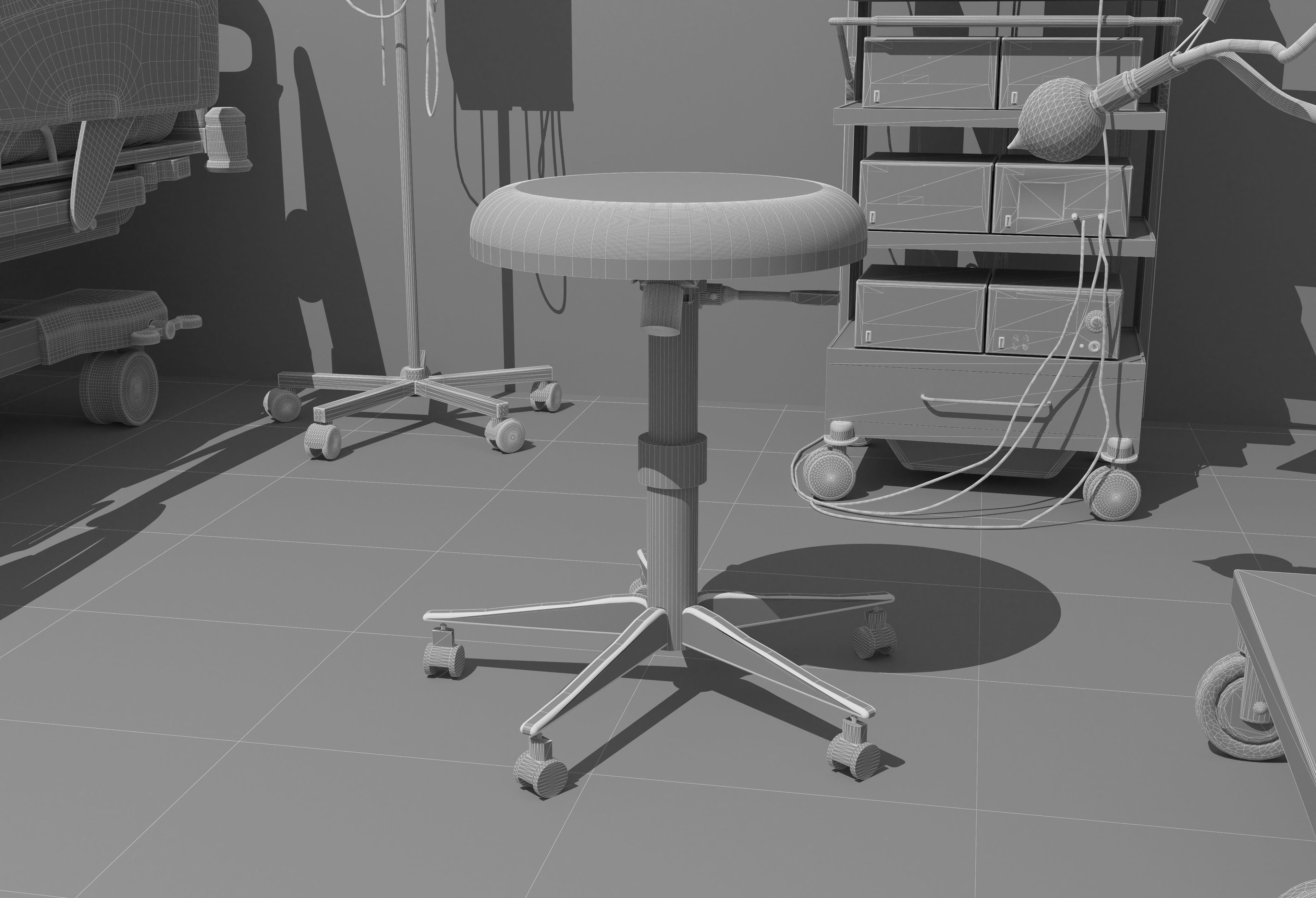 Intensive Care Unit 4 - 4K 3D model_26