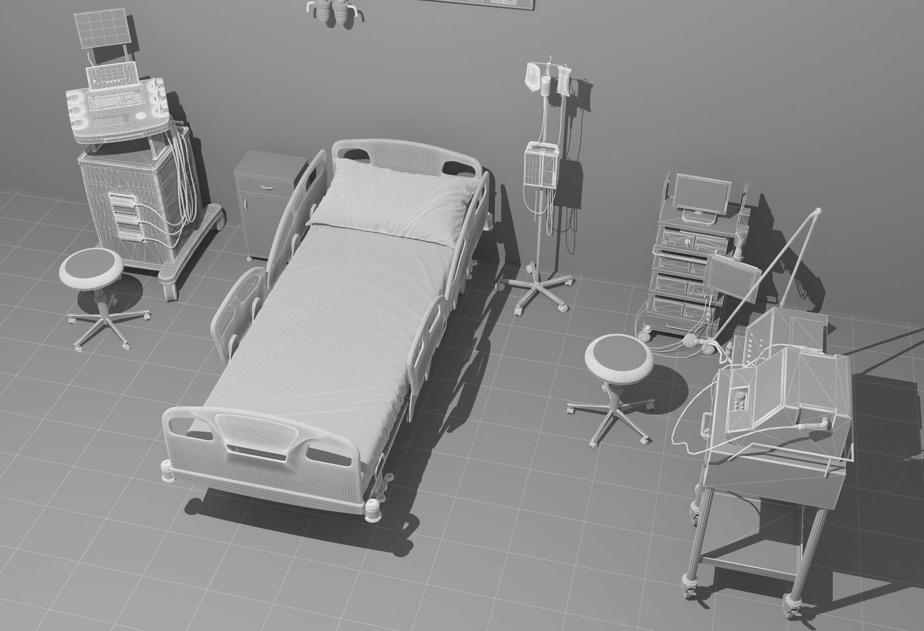 Intensive Care Unit 4 - 4K 3D model_30