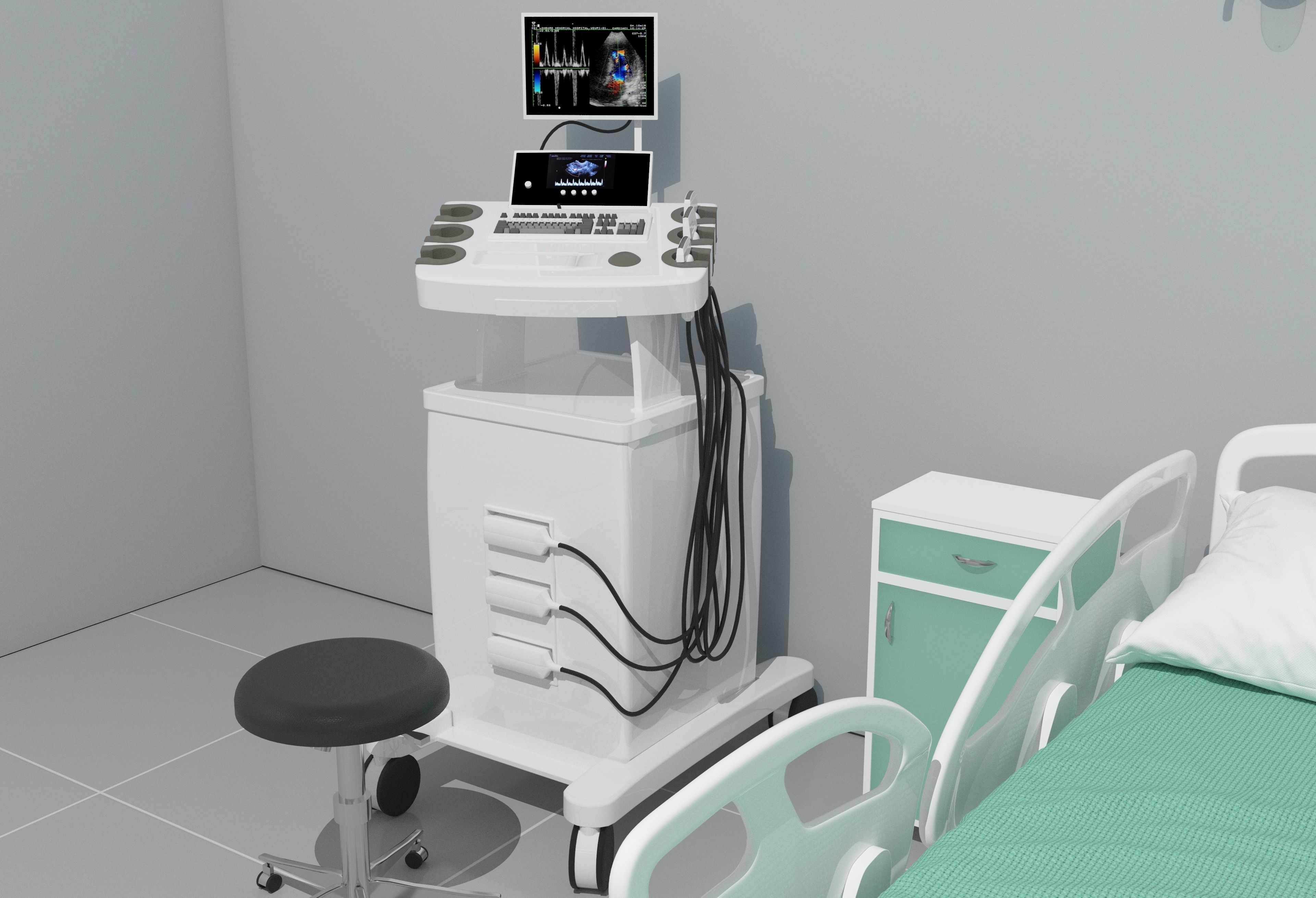 Intensive Care Unit 4 - 4K 3D model_3