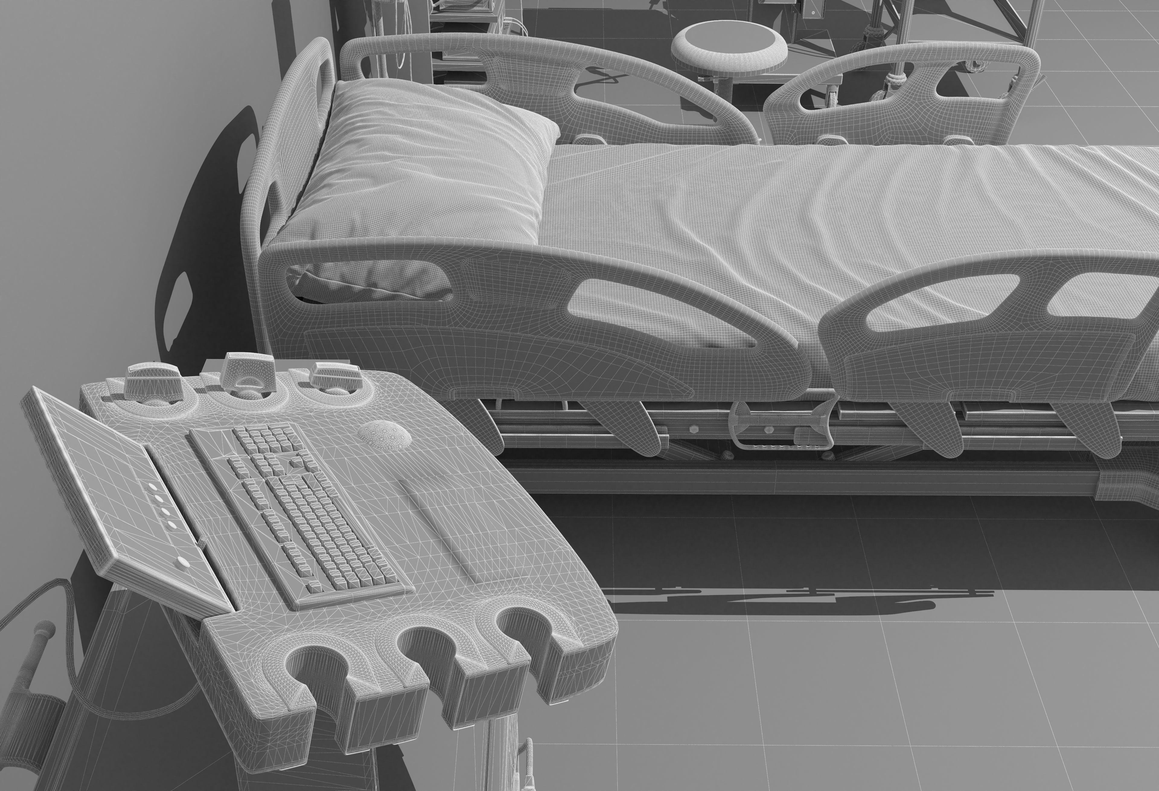 Intensive Care Unit 4 - 4K 3D model_20