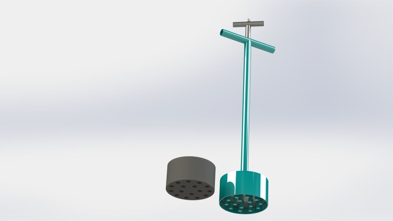 Honey Comb Briquette Machine Free 3D model_3