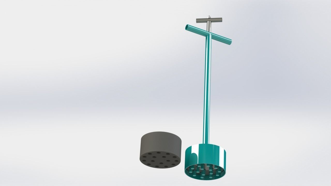 Honey Comb Briquette Machine Free 3D model_5