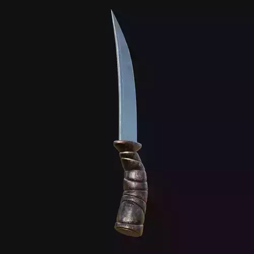 Vorpal Venomstrike Deadly 3D Model Dagger for Digital Assassins