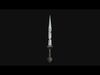 Nocturnal Nightmare Shadowy 3D Model Dagger for Digital Spies 3D model_1