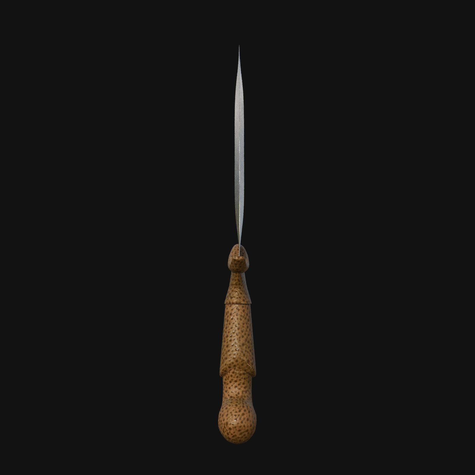 Lunar Lurker Celestial 3D Model Dagger for Digital Shadows 3D model_4