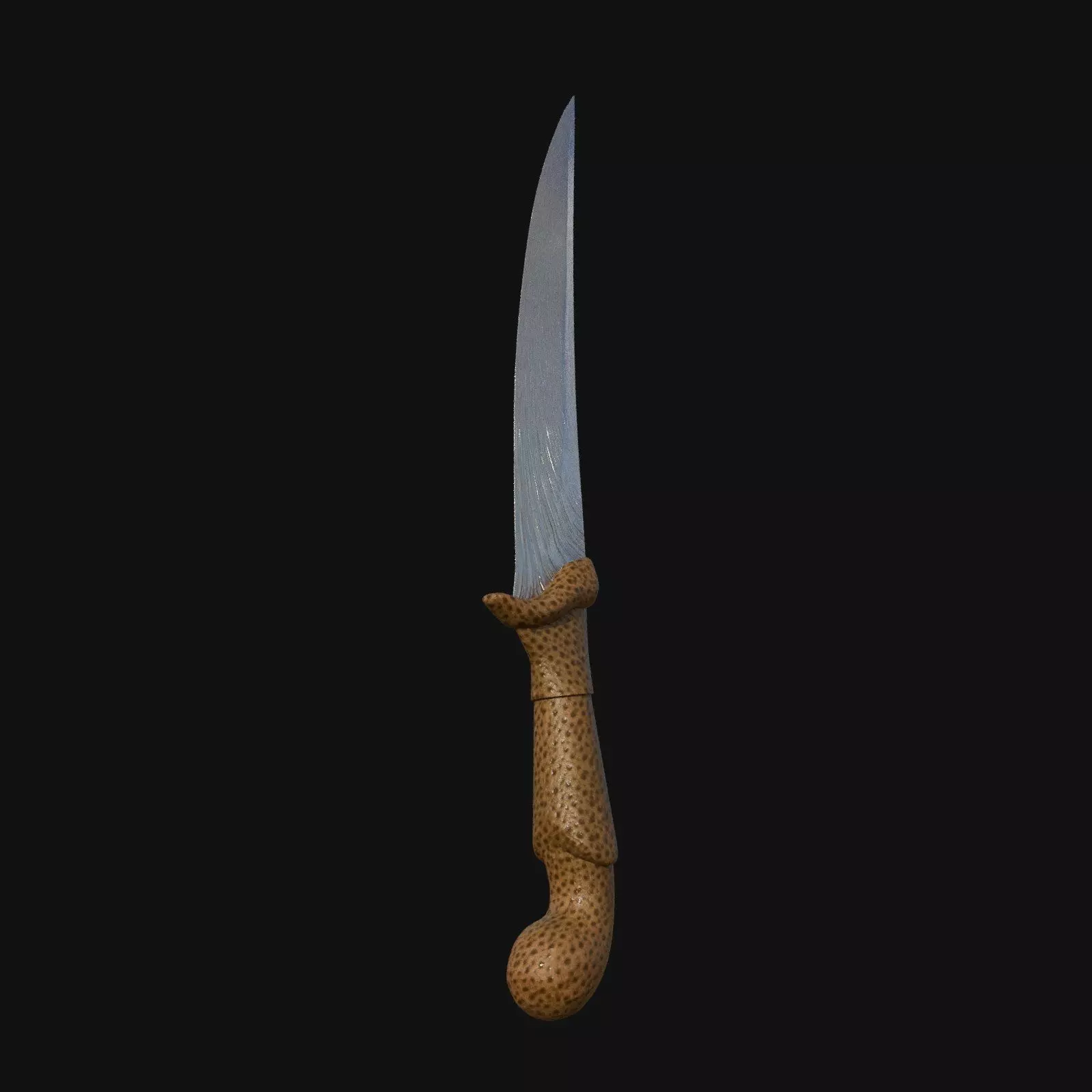 Lunar Lurker Celestial 3D Model Dagger for Digital Shadows 3D model_0