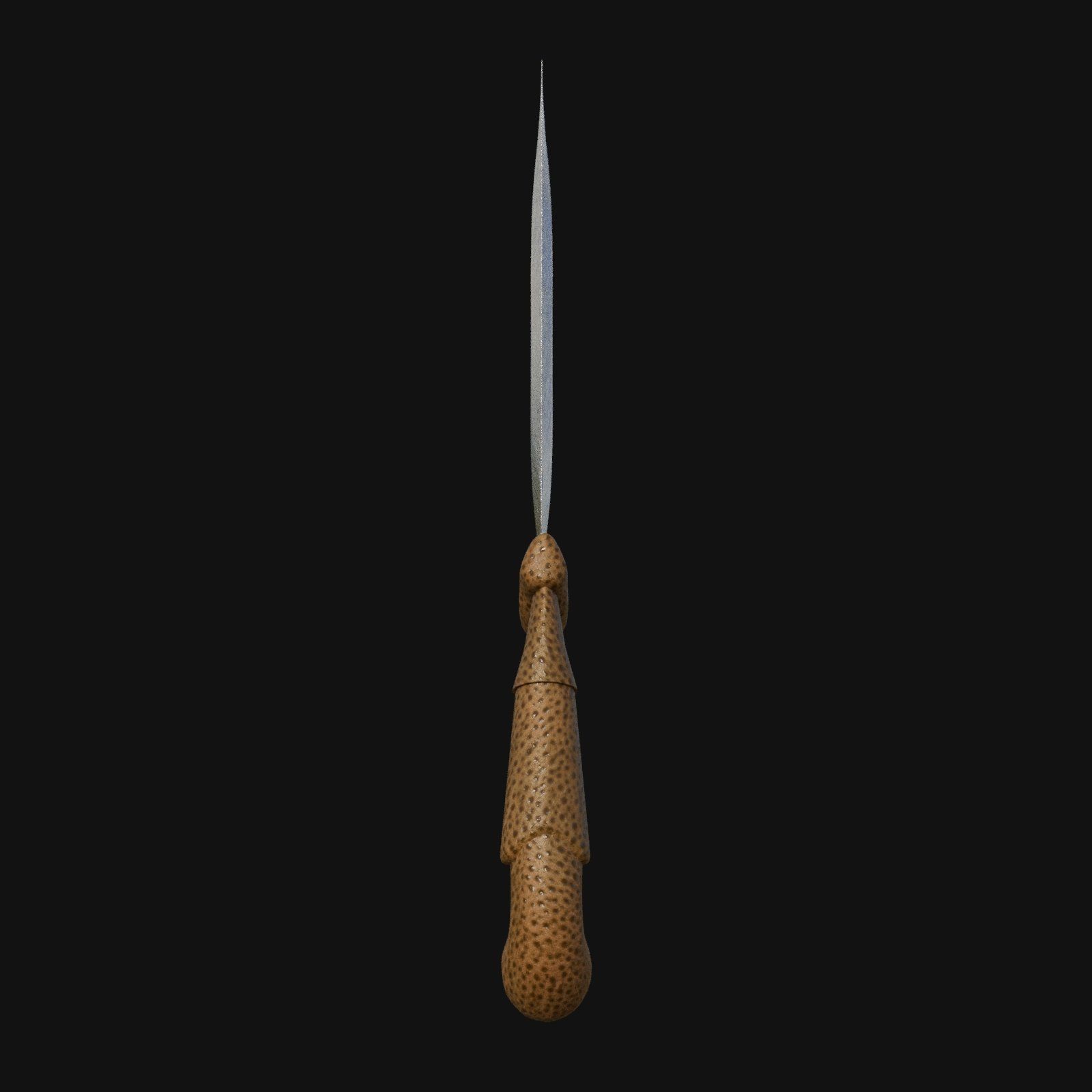 Lunar Lurker Celestial 3D Model Dagger for Digital Shadows 3D model_9