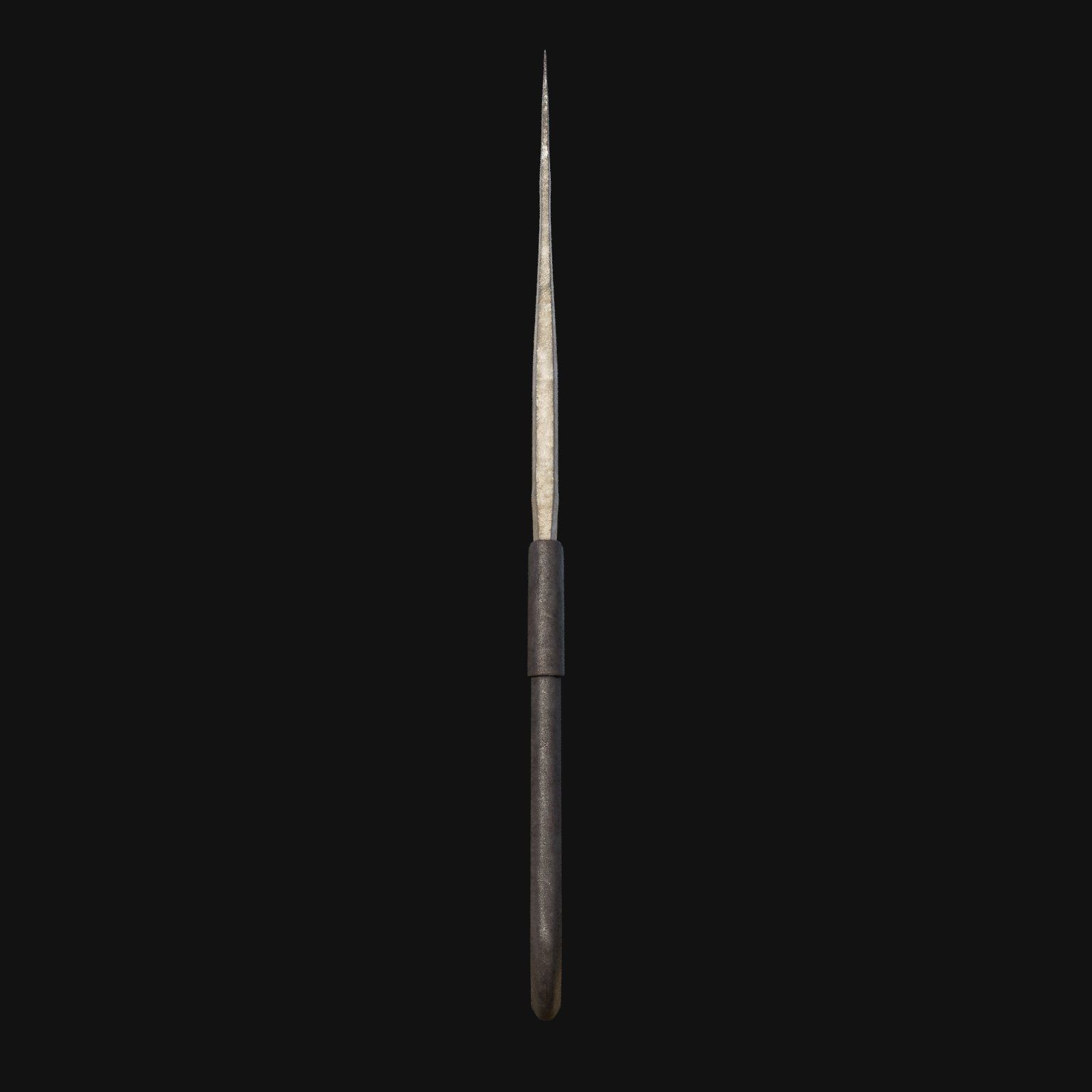 Spectral Symphony Haunting 3D Model Dagger for Digital Specters 3D model_7
