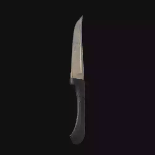 Spectral Symphony Haunting 3D Model Dagger for Digital Specters 3D model
