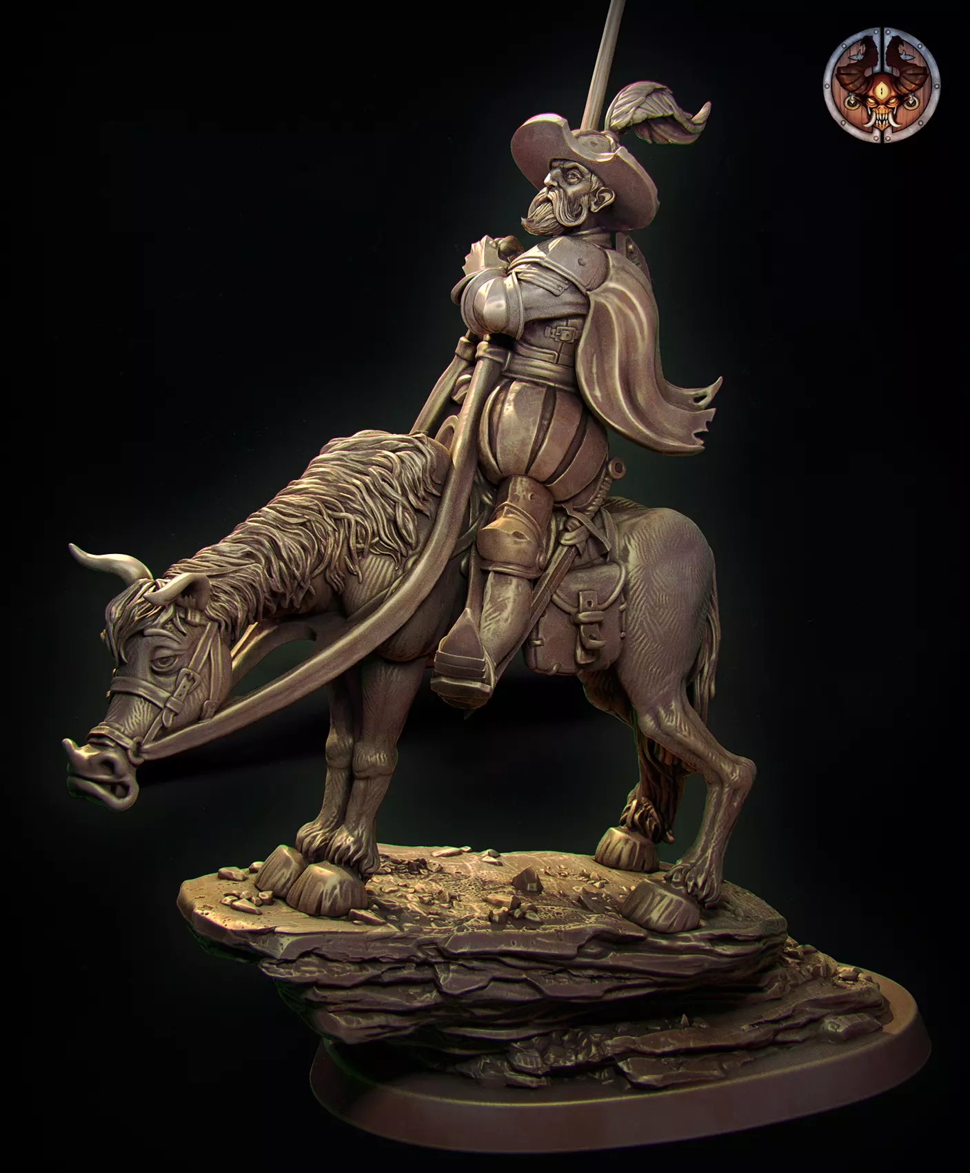 Don Quiote - Large figure  3D print model_0