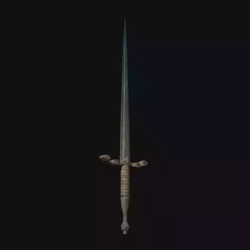 Infernal Inferno Fiery 3D Model Dagger for Digital Outlaws 3D model