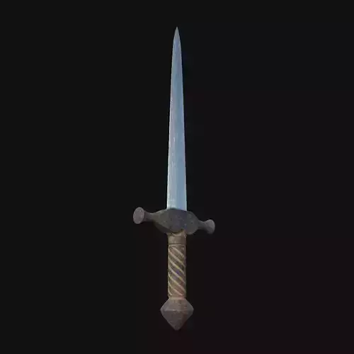 Frostbite Flurry Icy 3D Model Dagger for Digital Renegades