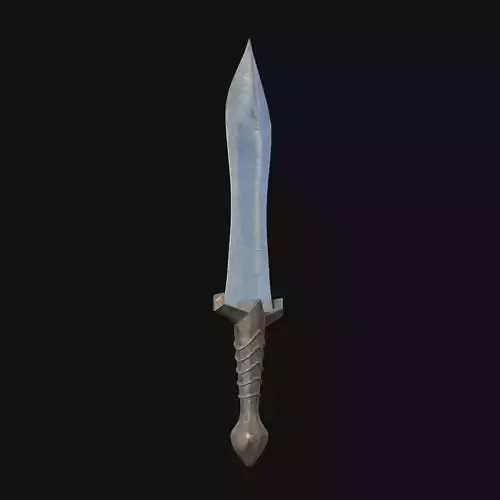 Venomous Vendetta Poisonous 3D Model Dagger for Digital Spies
