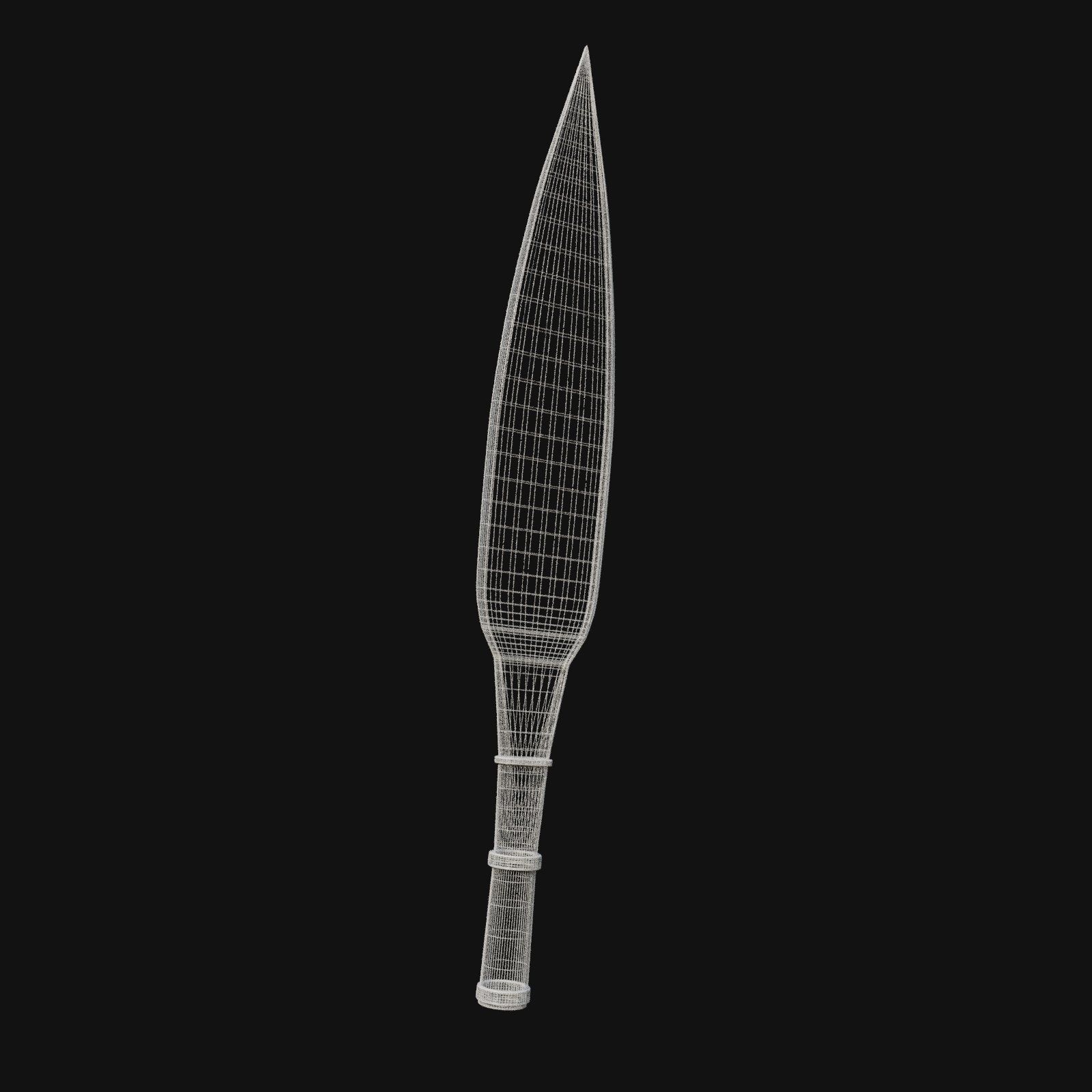 Shadowblade of Stealth Stealthy 3D Model Dagger for Digital Ninj 3D model_4