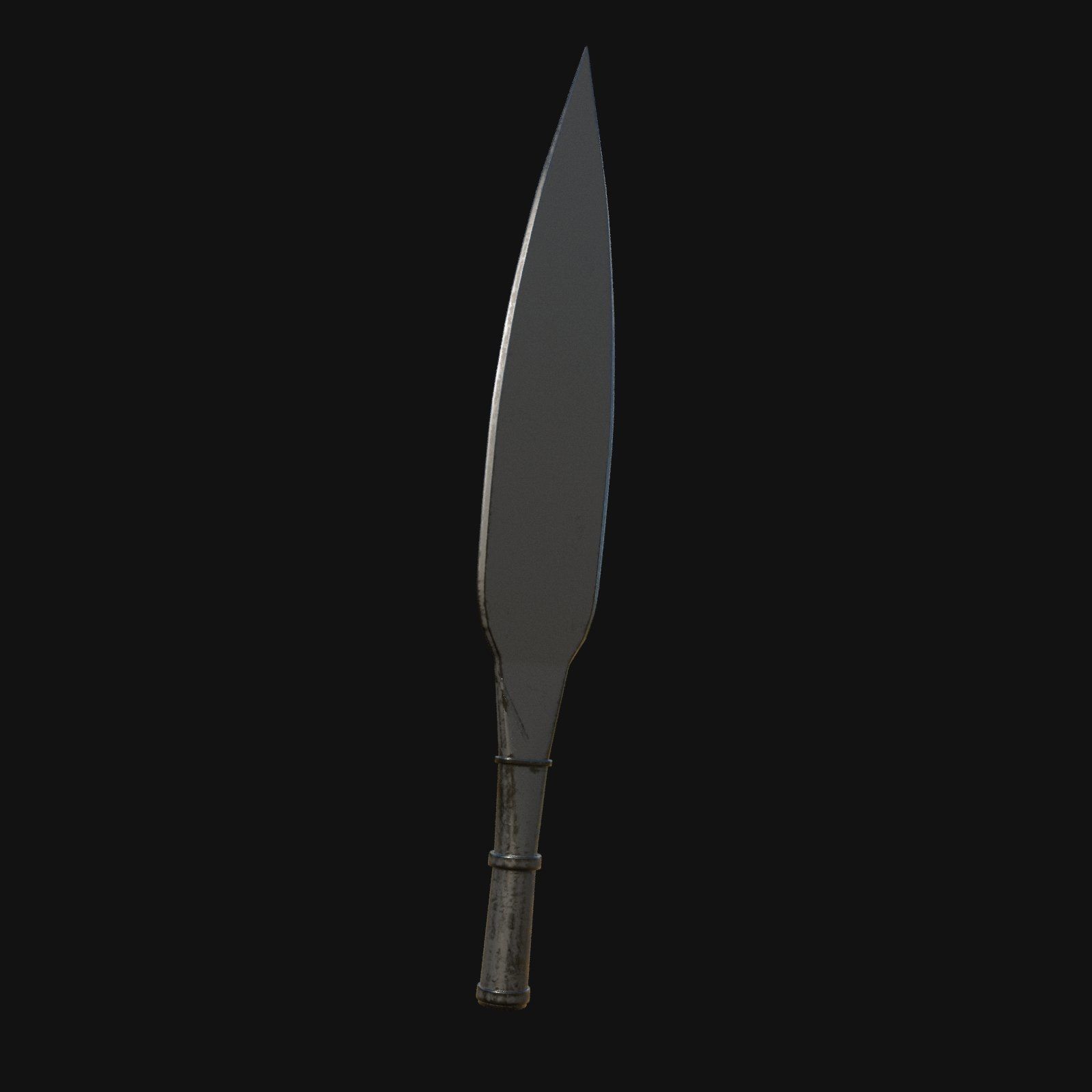 Shadowblade of Stealth Stealthy 3D Model Dagger for Digital Ninj 3D model_6