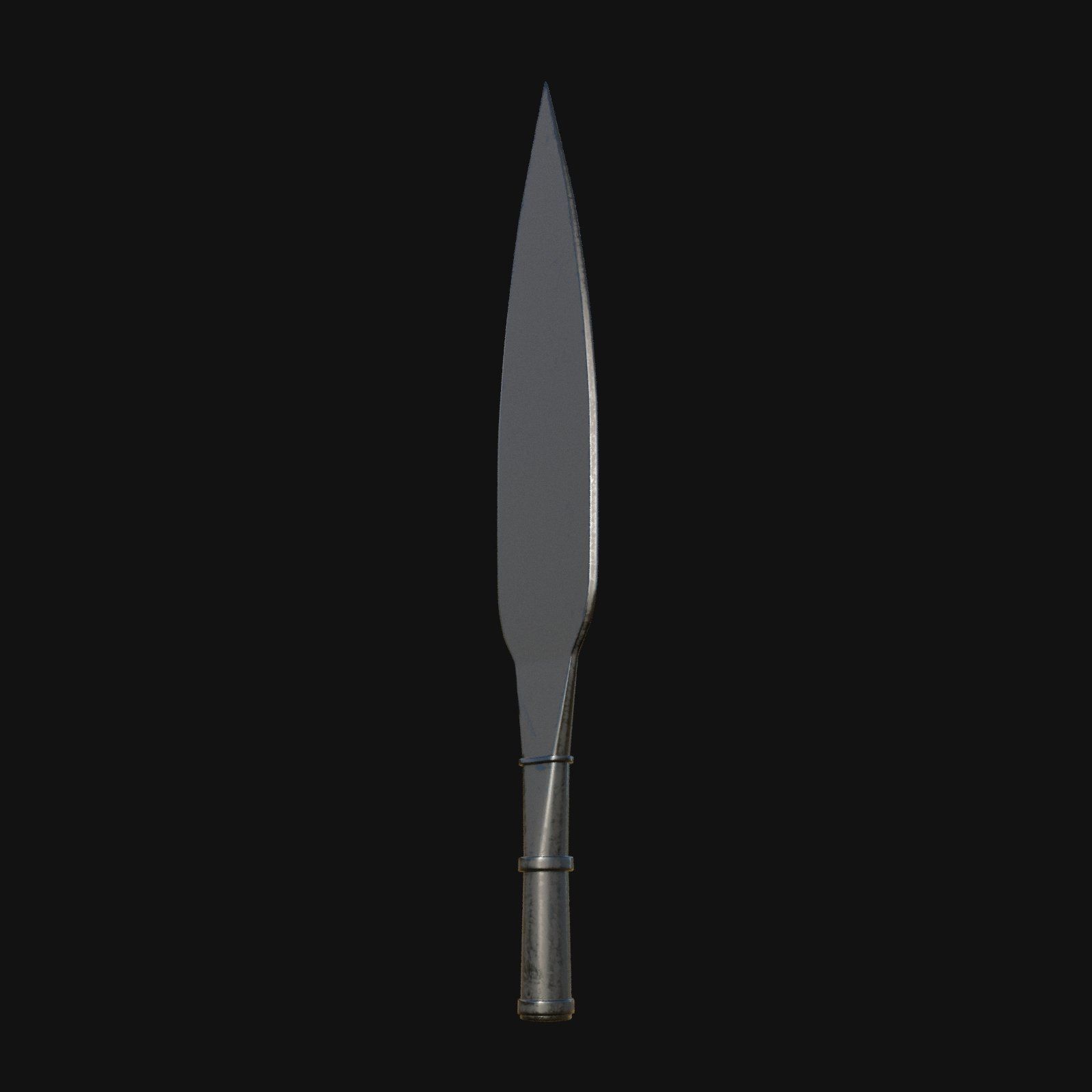 Shadowblade of Stealth Stealthy 3D Model Dagger for Digital Ninj 3D model_7