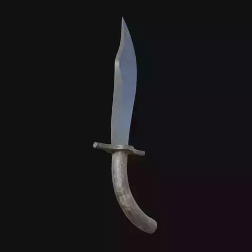 Frostfire Fury Frigid 3D Model Dagger for Digital Rogues