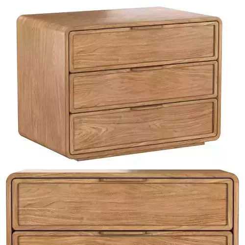 SANTIAGO CLOSED NIGHTSTAND