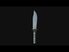 Nocturnal Nightmare Shadowy 3D Model Dagger for Digital Spies 3D model_1