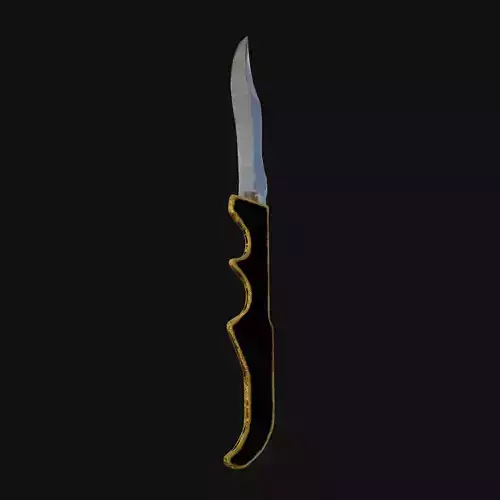 Infernal Inferno Fiery 3D Model Dagger for Digital Outlaws 3D model