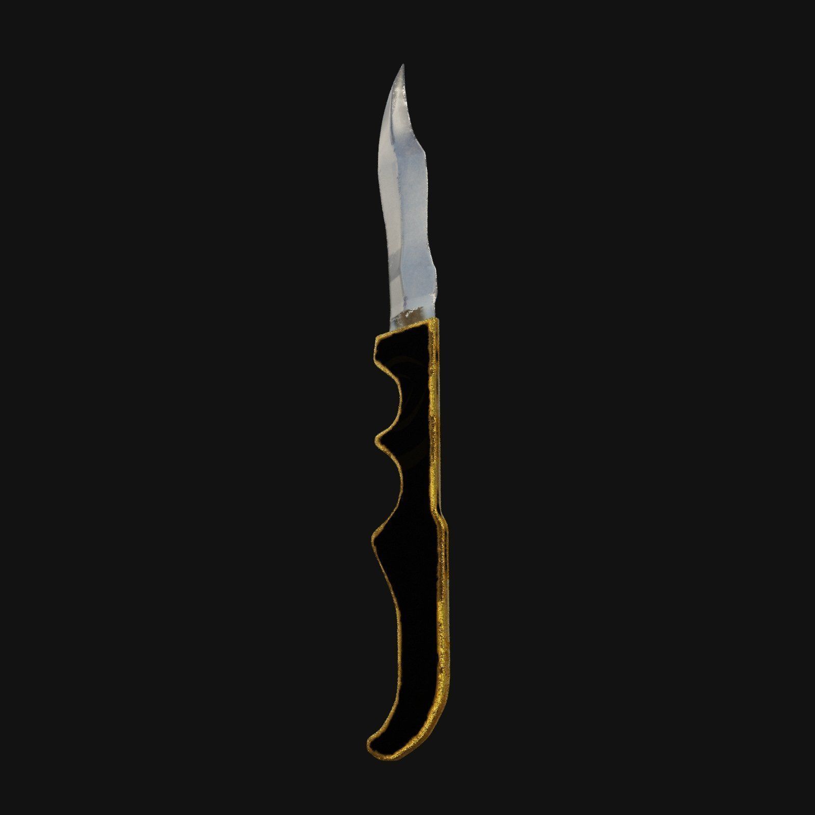 Infernal Inferno Fiery 3D Model Dagger for Digital Outlaws 3D model_7
