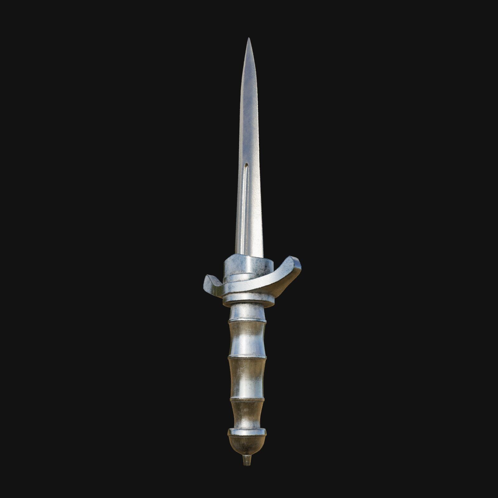 Frostbite Flurry Icy 3D Model Dagger for Digital Renegades 3D model_7