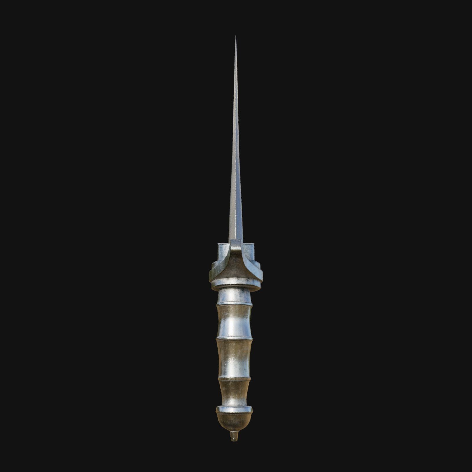 Frostbite Flurry Icy 3D Model Dagger for Digital Renegades 3D model_9