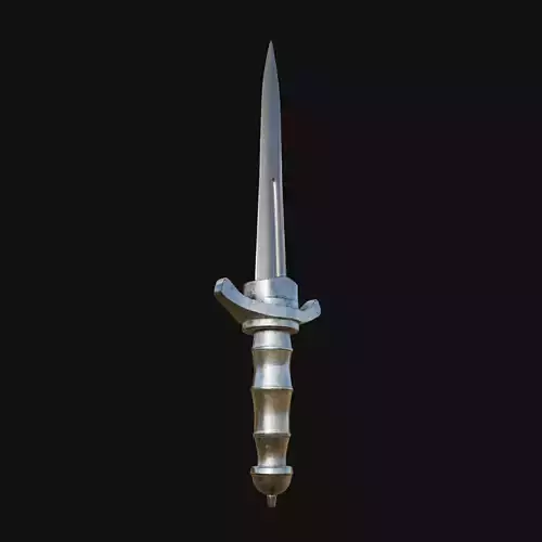 Frostbite Flurry Icy 3D Model Dagger for Digital Renegades