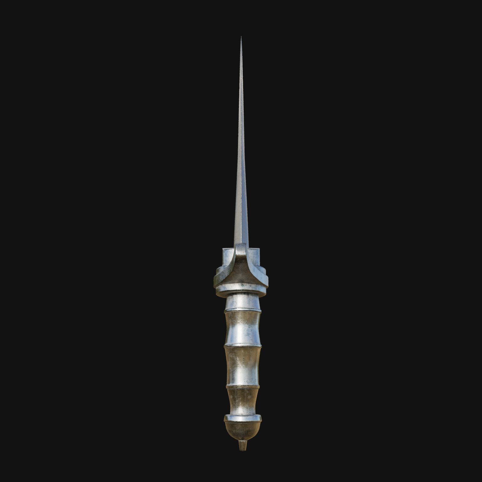 Frostbite Flurry Icy 3D Model Dagger for Digital Renegades 3D model_3