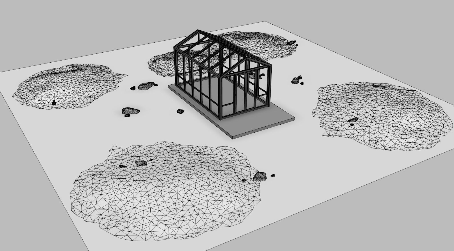 Garden Greenhouse 1 3D model_15