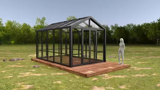 Garden Greenhouse 1 3D model