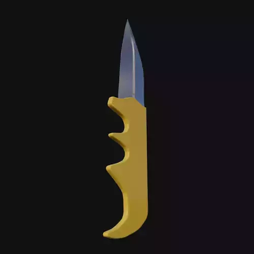 Frostfire Fury Frigid 3D Model Dagger for Digital Rogues