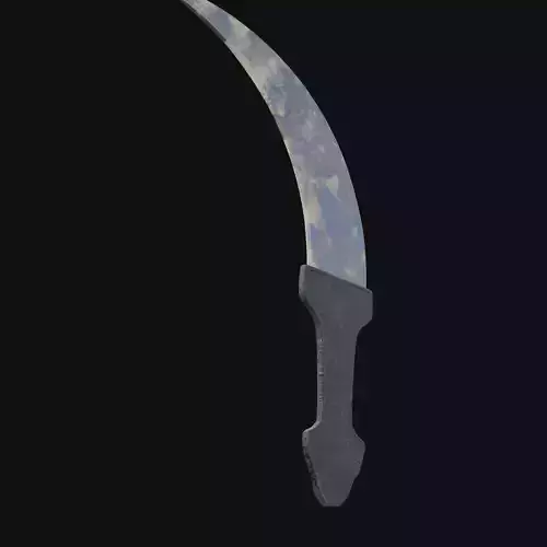 Nocturnal Nemesis Shadowy 3D Model Dagger for Digital Outlaws