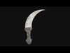 Nocturnal Nemesis Shadowy 3D Model Dagger for Digital Outlaws 3D model_1