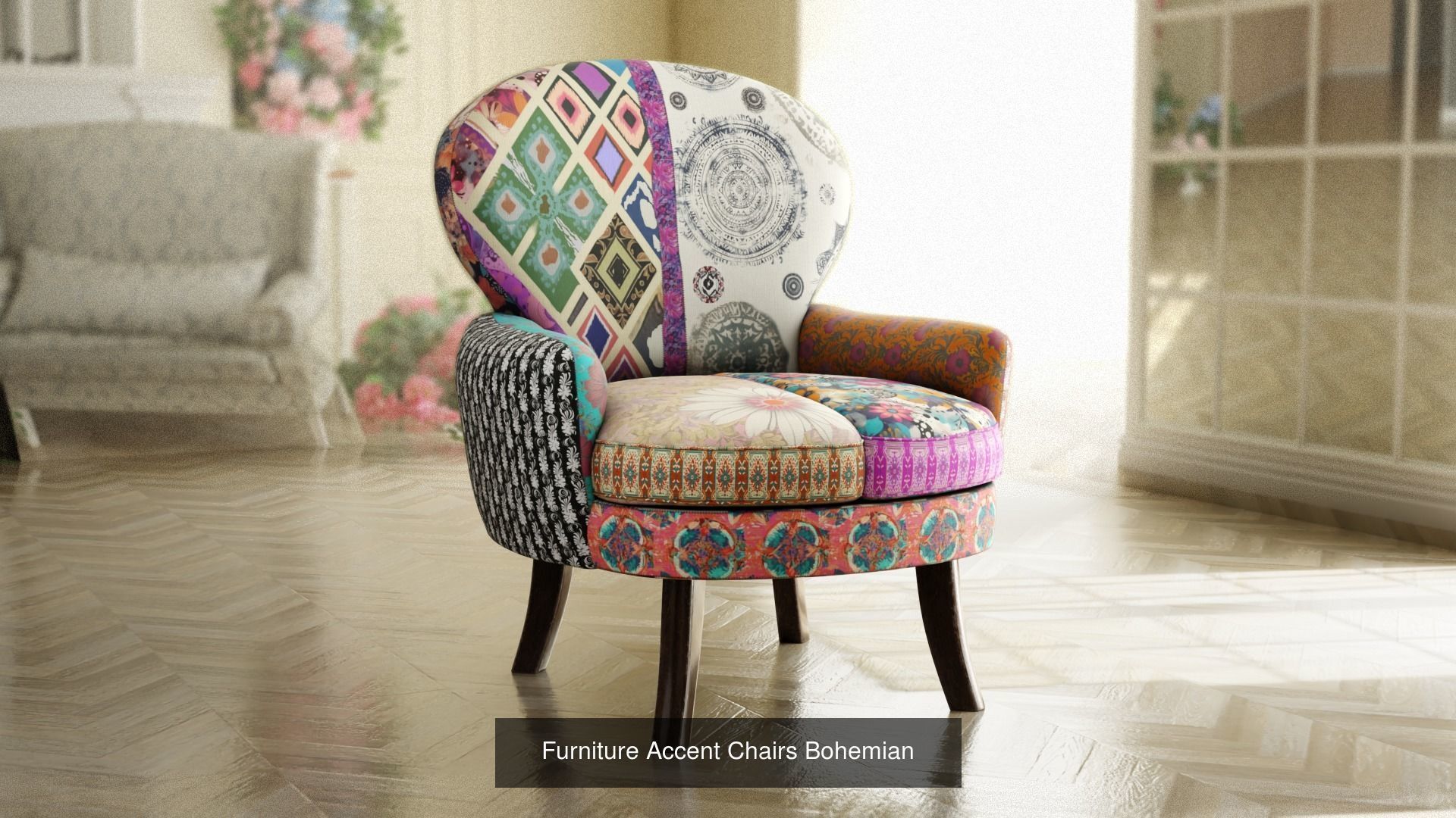 Furniture Accent Chairs Bohemian Collection _2