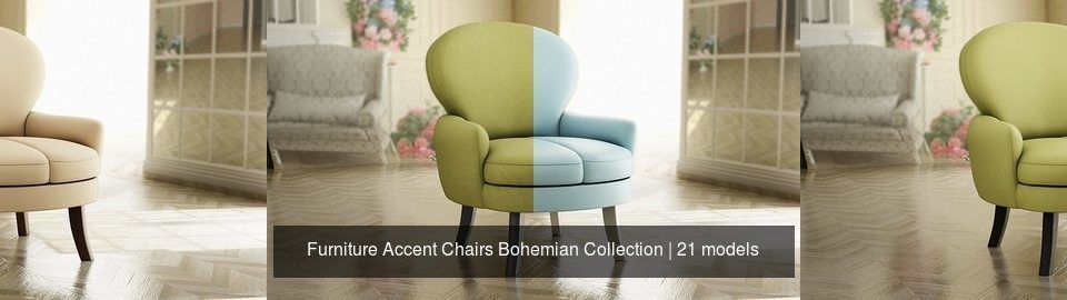 Furniture Accent Chairs Bohemian Collection _1