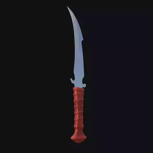 Lunar Lament Celestial 3D Model Dagger for Digital Nomads