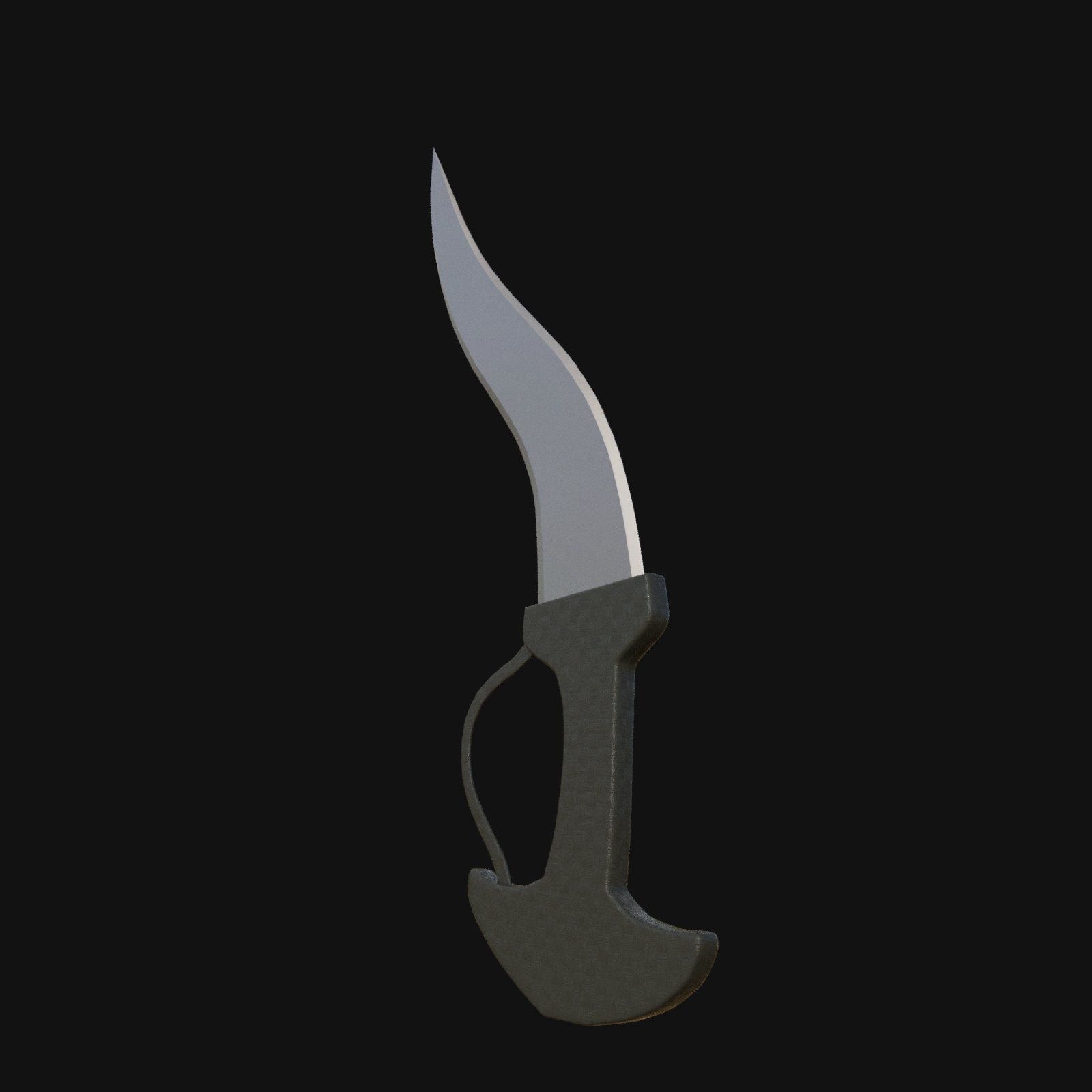 Spectral Serenade Haunting 3D Model Dagger for Digital Spirits 3D model_9