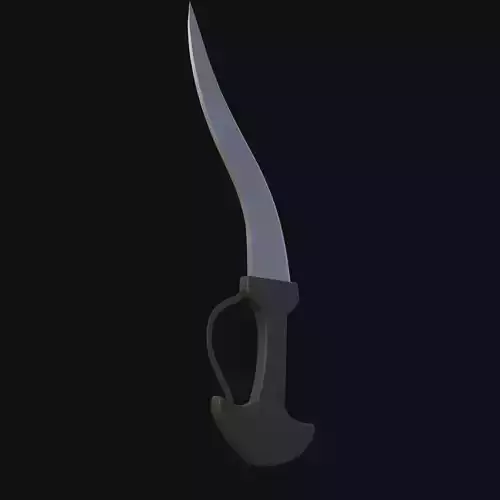 Spectral Serenade Haunting 3D Model Dagger for Digital Spirits 3D model